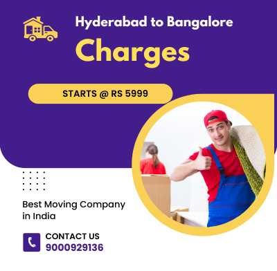 Packers and Movers Hyderabad to Bangalore Charges